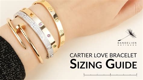 cartier love cord bracelet charity|cartier bracelet size chart.